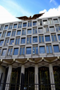 The U.S. embassy - couldn't take any pictures inside :o