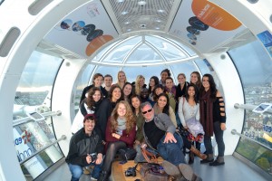 Strategic Comm class on the London Eye!