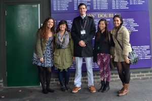 Thank you to our wonderful (and extremely tall) Wimbledon tour guide, Ben!